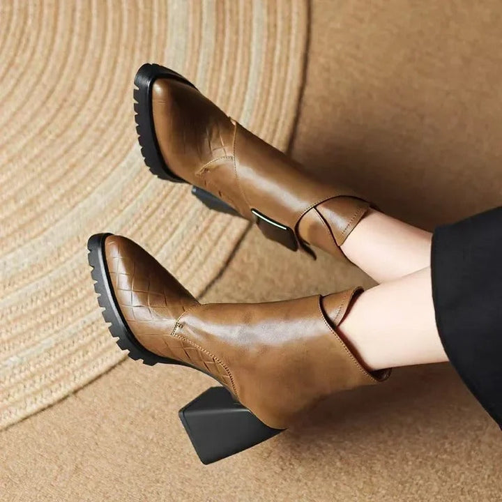 Mens Leather Boots Classic Fit