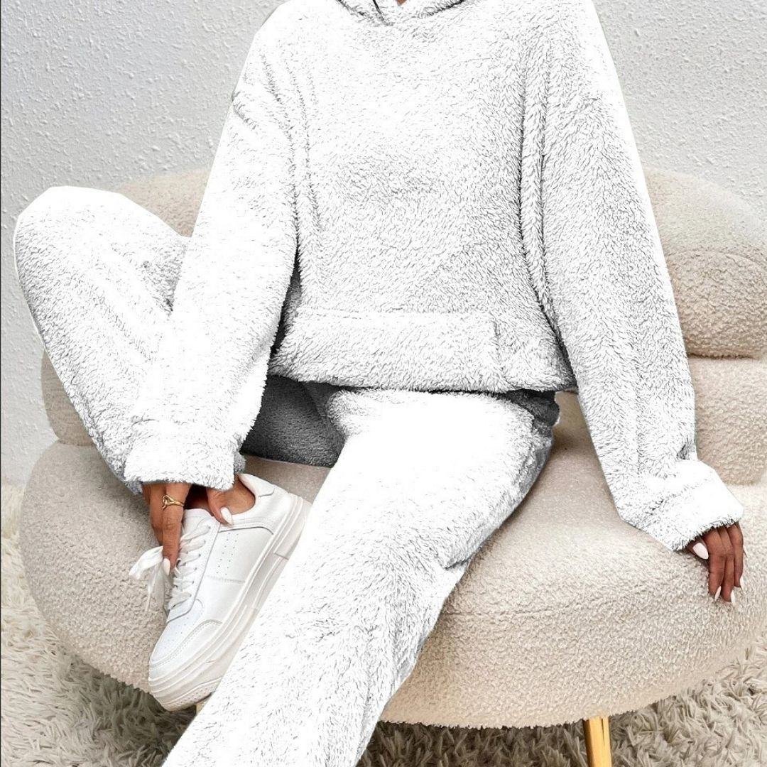 Womens Tracksuit Set Fleece Soft Warm Fit