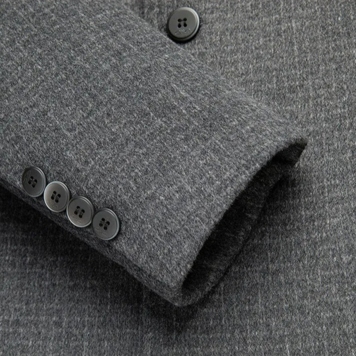 Mens Wool Overcoat Double-Faced Classic Fit