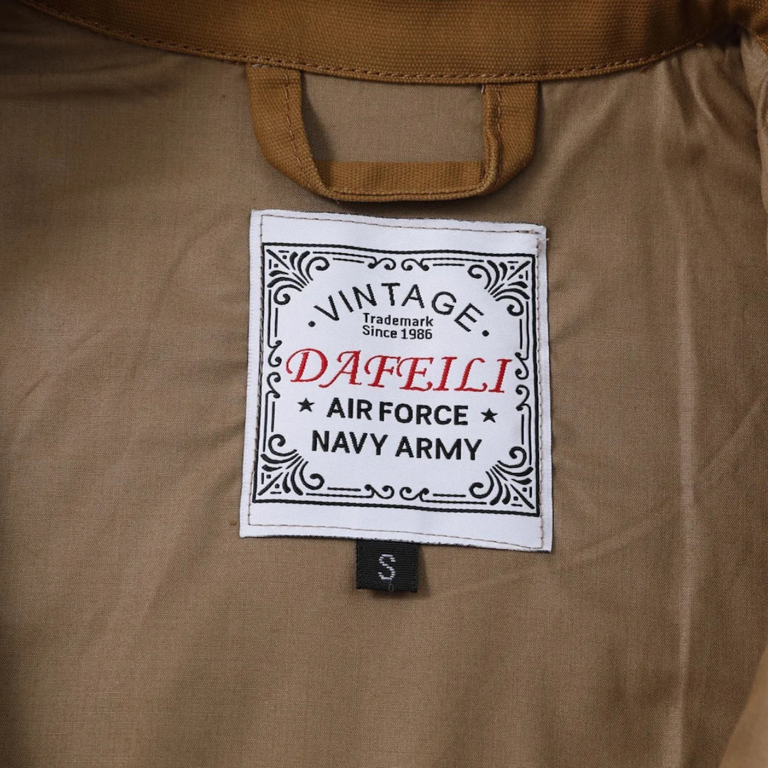 Mens Canvas Jacket Retro Ranch Style
