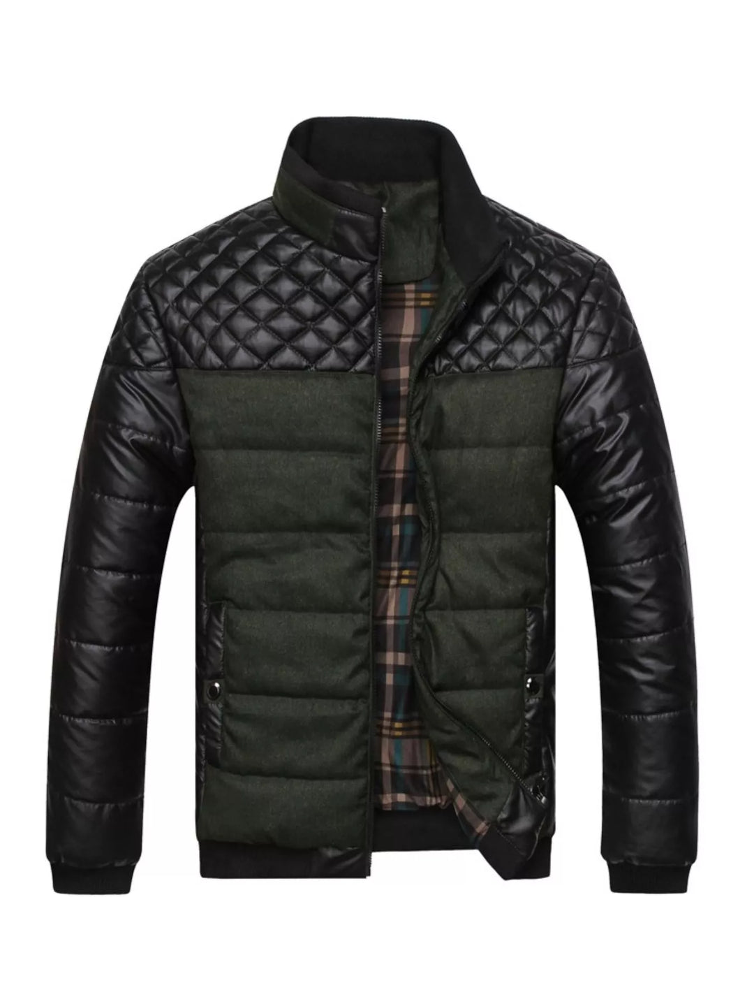 Mens Insulated Puffer Coat Big and Tall Fit