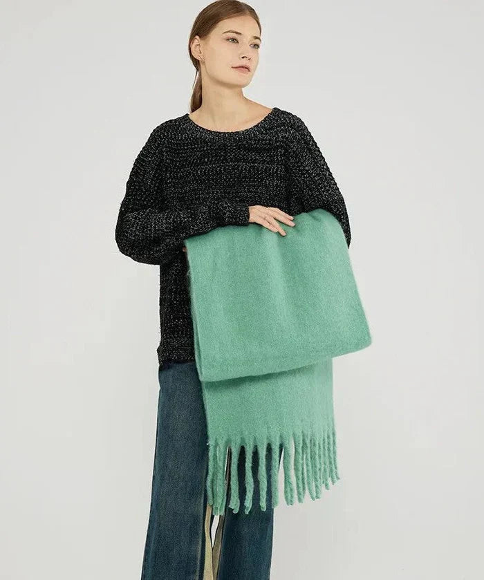 Womens Cashmere Scarf Soft Warm Winter Wrap