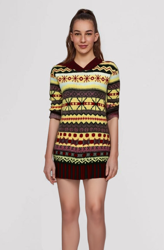 Womens Knit Sweater Cozy Winter Fit