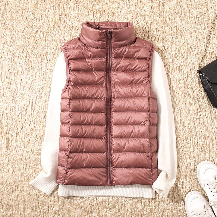 Womens Down Quilted Vest Warm Insulated - BritishMode