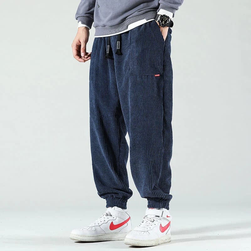 Mens Corduroy Casual Pants Comfortable Fit