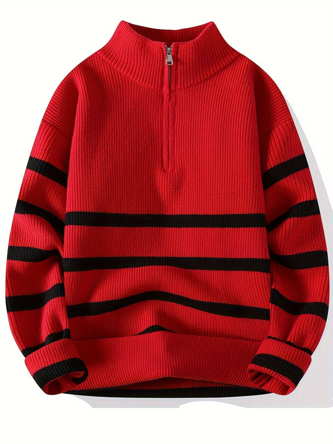 Unisex Crew Neck Wool Blend Sweater Warm Fit - BritishMode