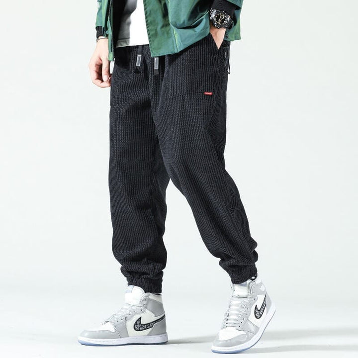 Mens Corduroy Casual Pants Comfortable Fit