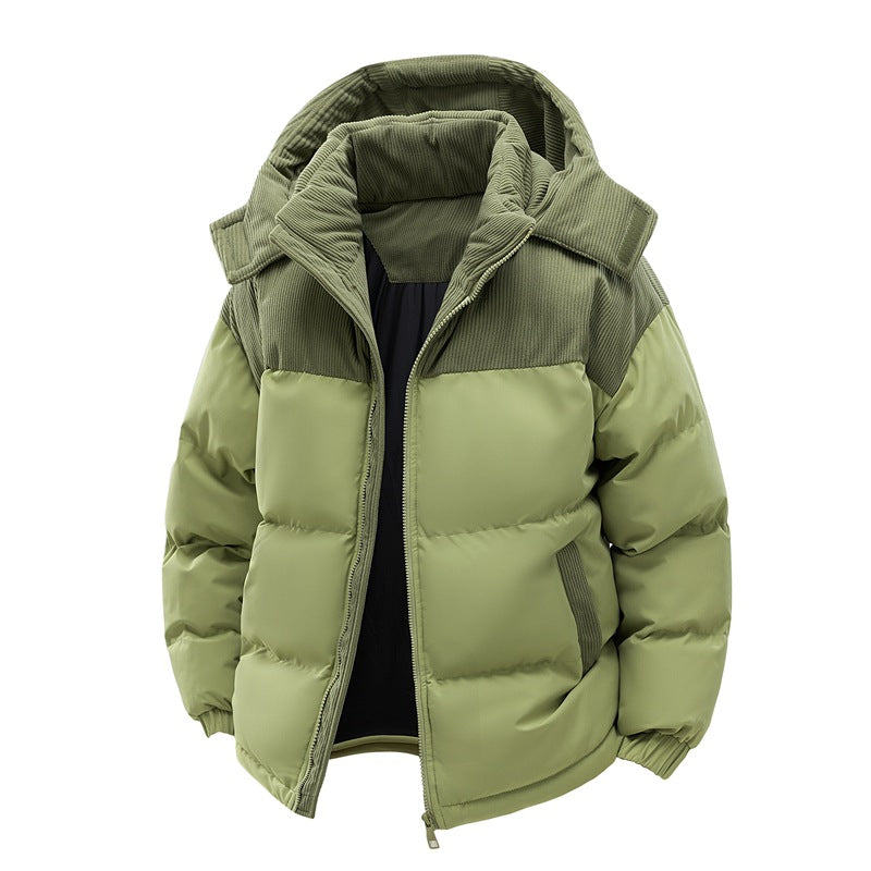 Womens Quilted Corduroy Jacket Warm Fit