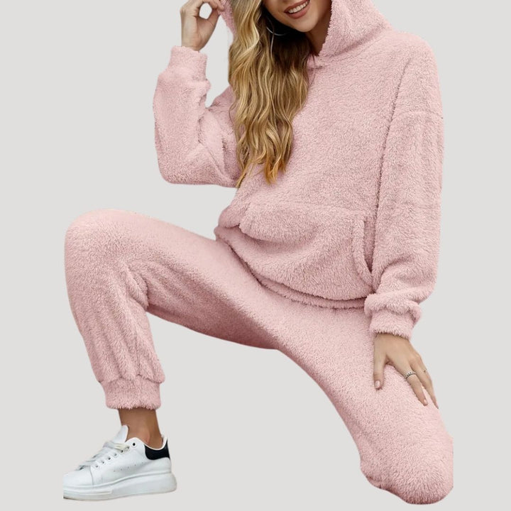 Womens Tracksuit Set Fleece Soft Warm Fit