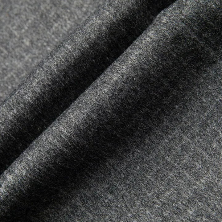 Mens Wool Overcoat Double-Faced Classic Fit