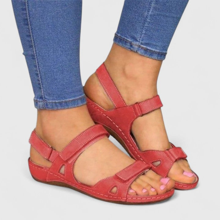 Womens Orthopedic Sandals with Ankle Strap Comfort Fit