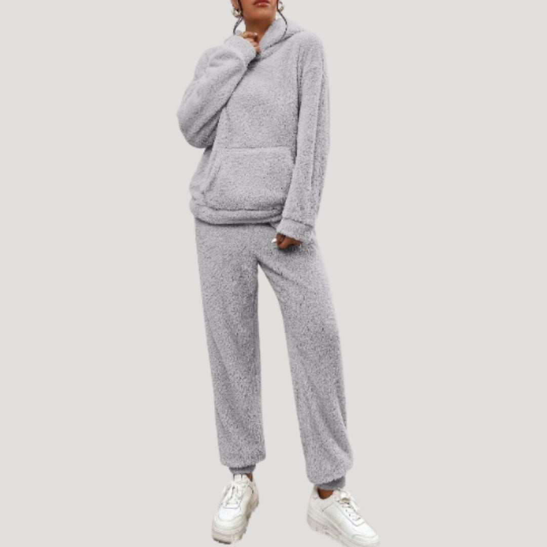 Womens Tracksuit Set Fleece Soft Warm Fit