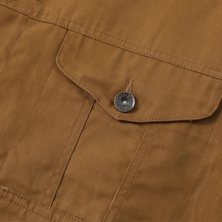 Mens Canvas Jacket Retro Ranch Style