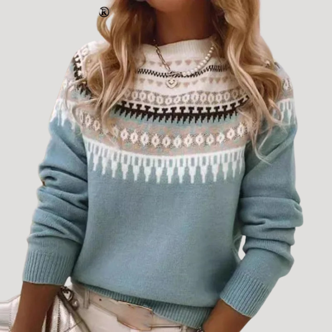 Womens Cable Knit Sweater Warm Fit