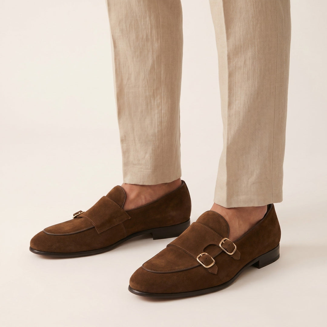 Mens Suede Loafers with Tassel Detail - BritishMode