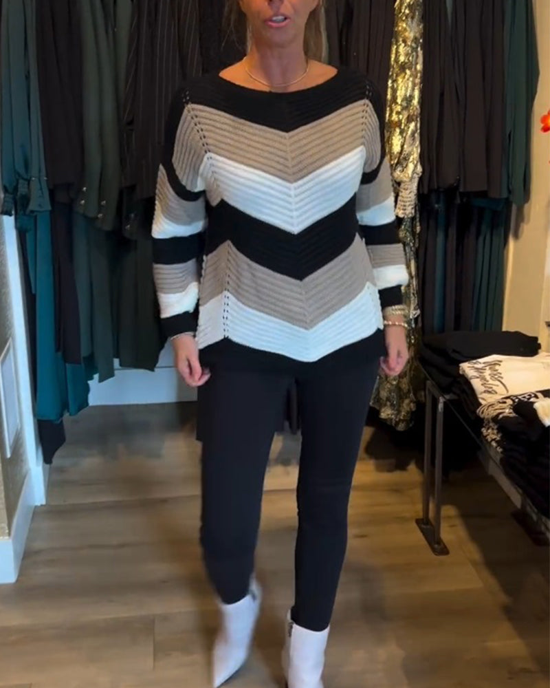 Womens Winter Sweater Classic Knit Long Sleeve
