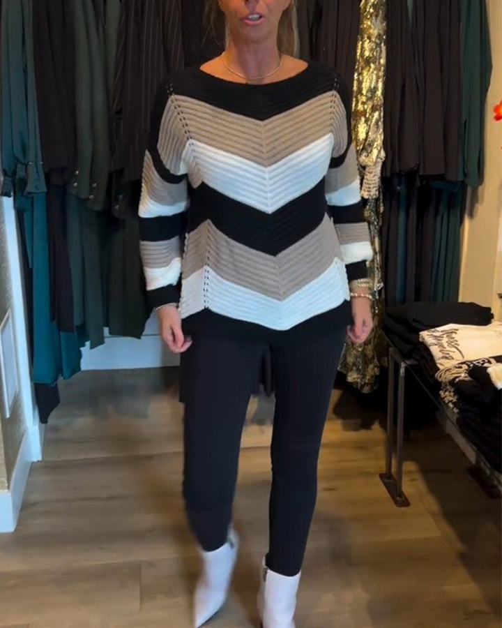 Womens Winter Sweater Classic Knit Long Sleeve