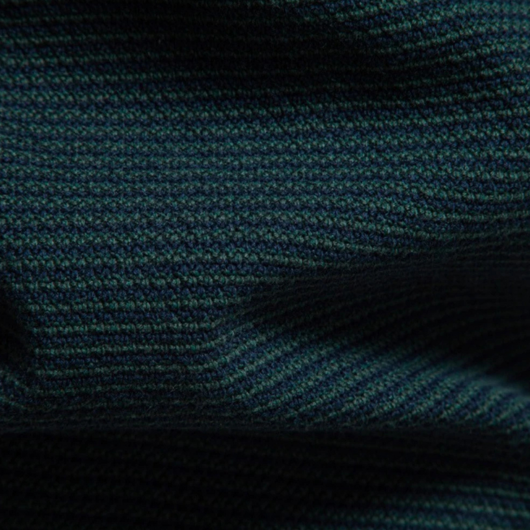 Mens Ribbed Quarter Zip Sweater Stand Collar Textured