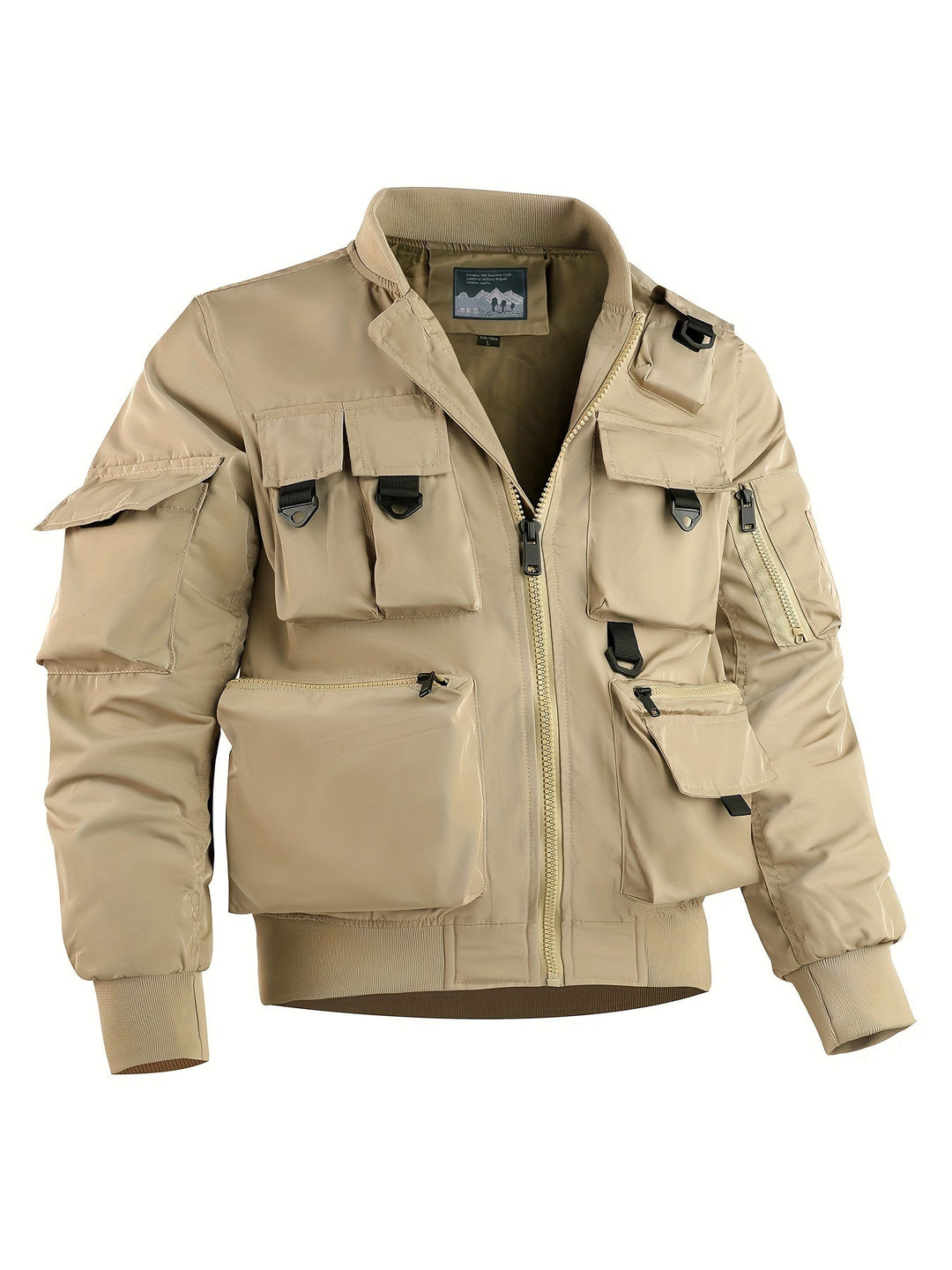 Mens Tactical Jacket Waterproof Multiple Pockets