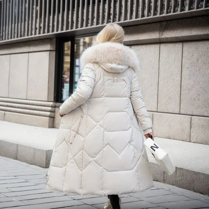 Womens Winter Coat Wool Blend Relaxed Fit