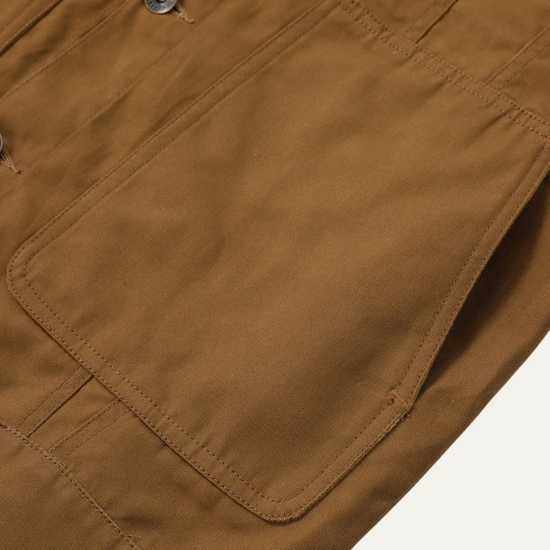Mens Canvas Jacket Retro Ranch Style