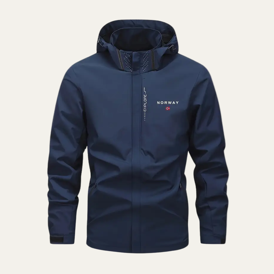 Mens Outdoor Jacket Lightweight Waterproof Shell - BritishMode