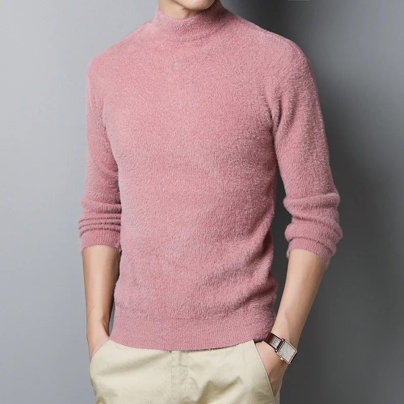 Womens Classic Crew Neck Sweater Soft Knit - BritishMode
