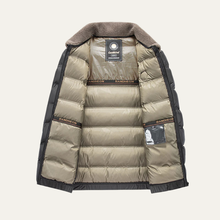 Mens Quilted Puffer Jacket with Graphene Heated Technology