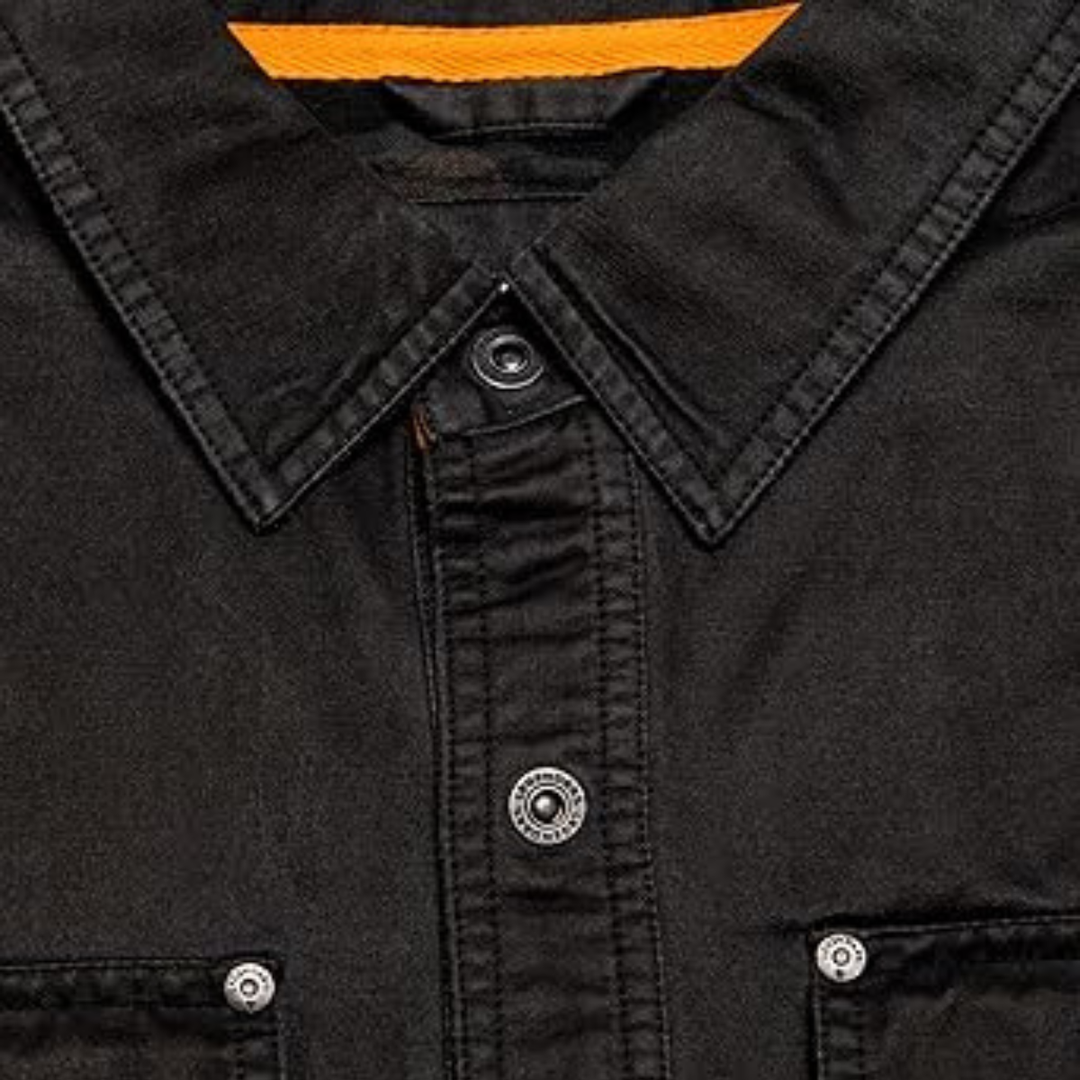 Mens Cotton Jacket Water Resistant Flannel Lined