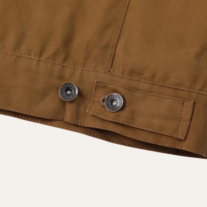 Mens Canvas Jacket Retro Ranch Style