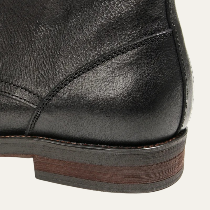 Mens Leather Casual Lace-Up Boots Retro Style