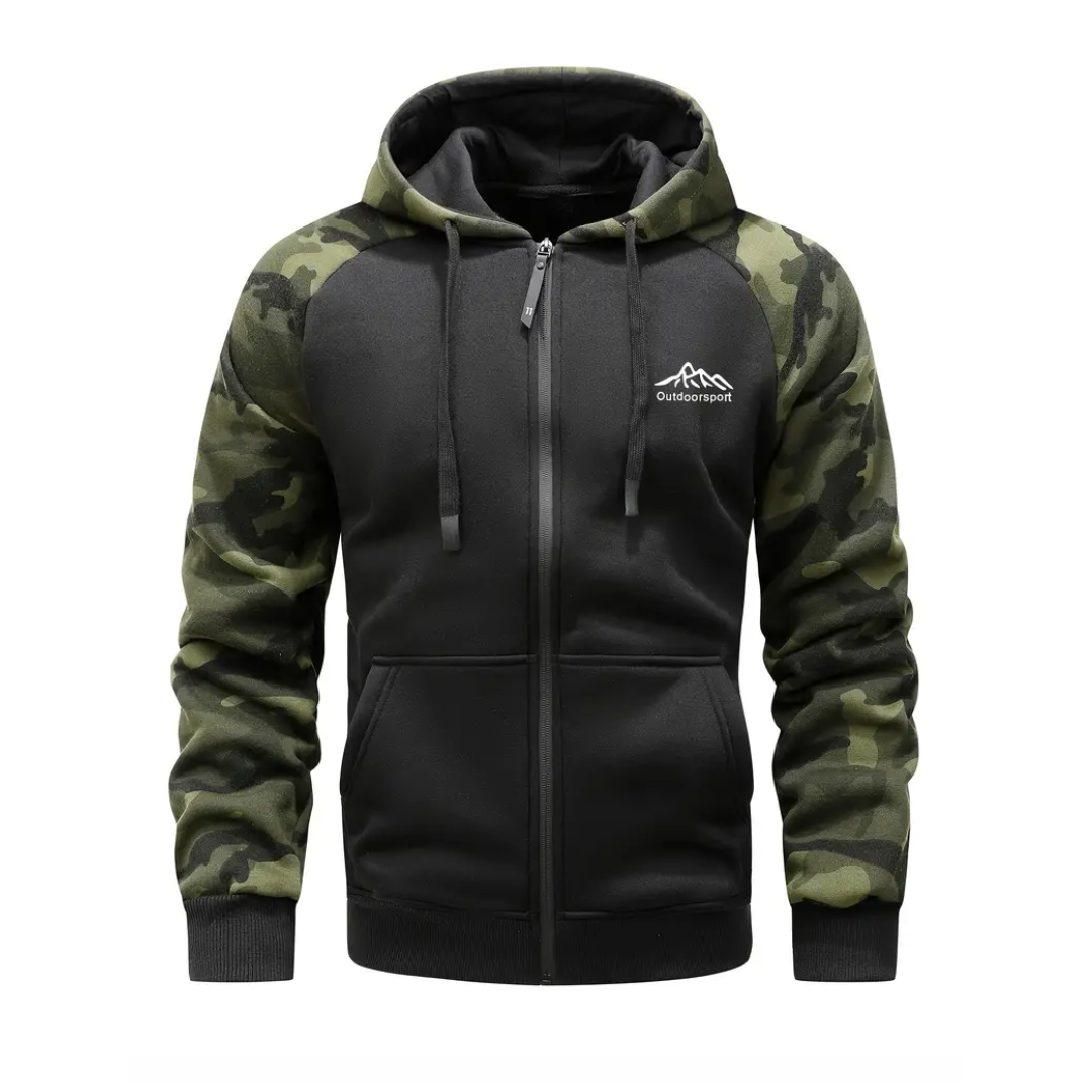 Mens Fleece Jacket Warm Comfortable Relaxed Fit - BritishMode