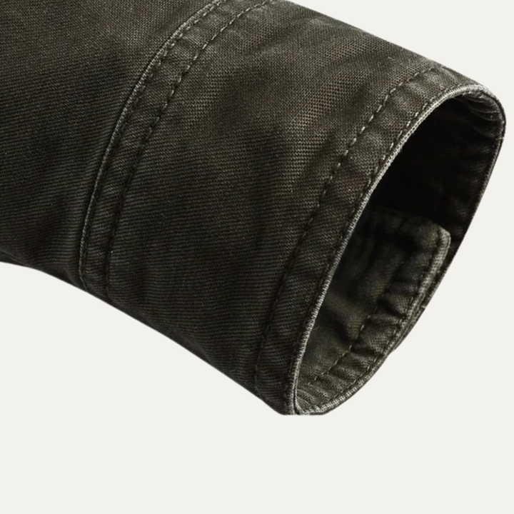 Mens Military Jacket Stand Collar Pockets