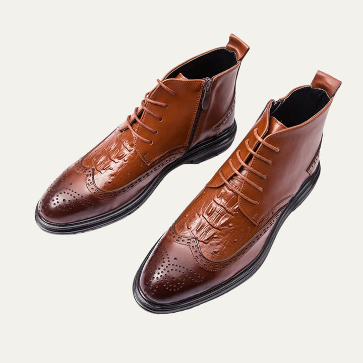 Mens Chelsea Boots Leather Business Winter Style - BritishMode