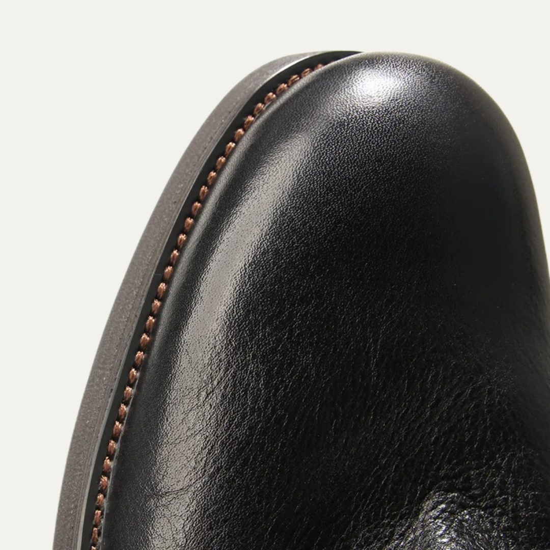 Mens Leather Casual Lace-Up Boots Retro Style