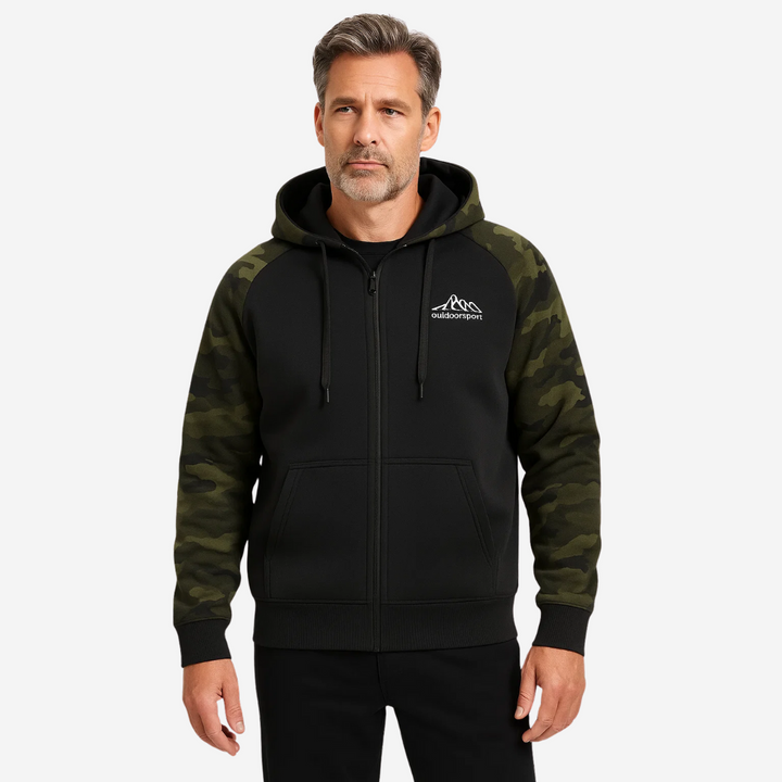 Mens Fleece Jacket Warm Comfortable Relaxed Fit