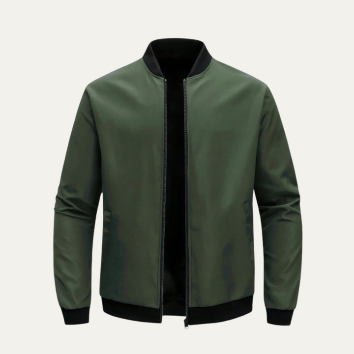 Mens Bomber Jacket Lightweight Smooth Shell