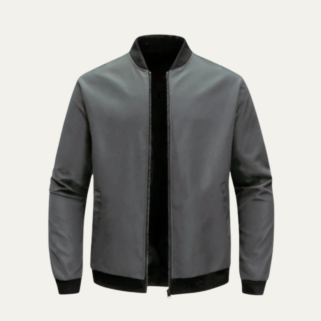 Mens Bomber Jacket Lightweight Smooth Shell