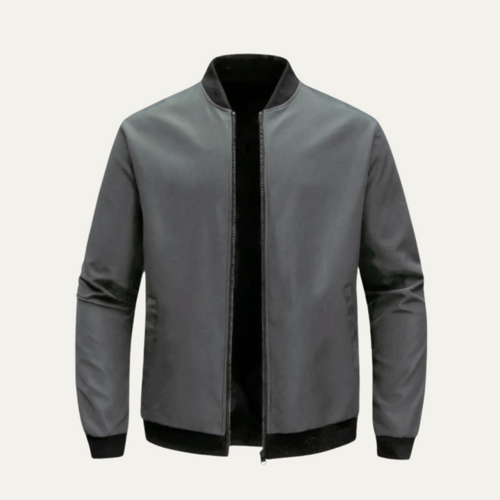 Mens Bomber Jacket Lightweight Smooth Shell