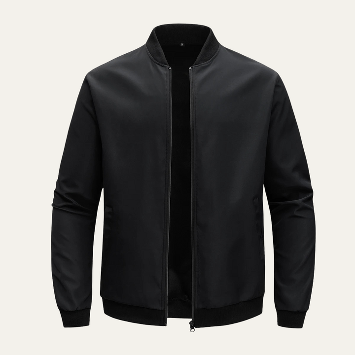 Mens Bomber Jacket Lightweight Zip-Up