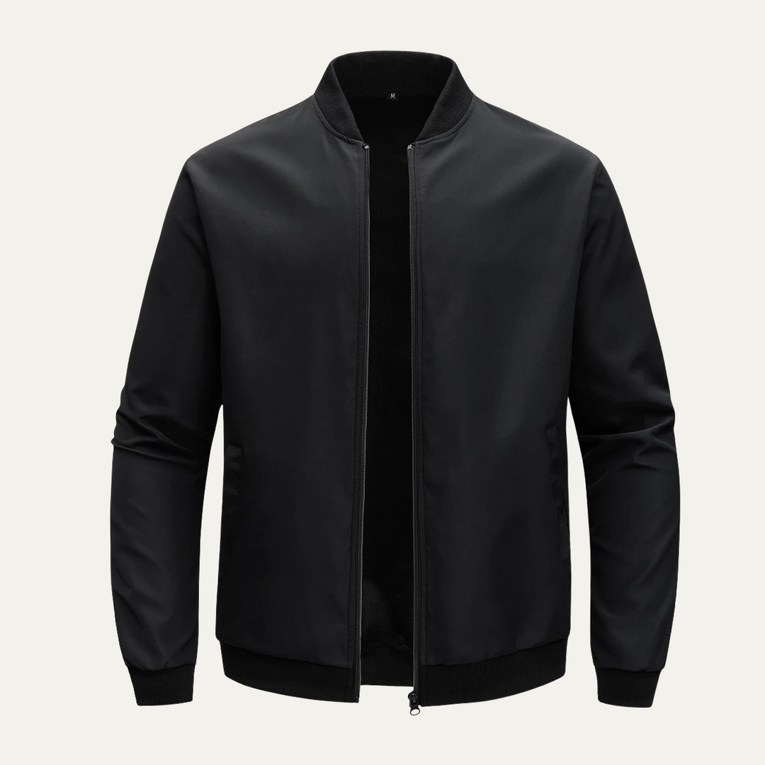 Mens Bomber Jacket Lightweight Smooth Shell - BritishMode