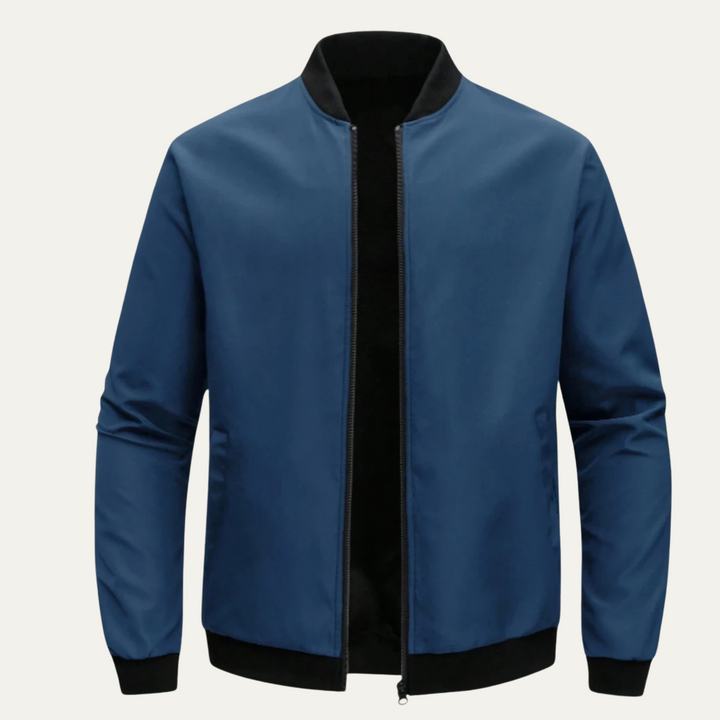 Mens Bomber Jacket Lightweight Smooth Shell