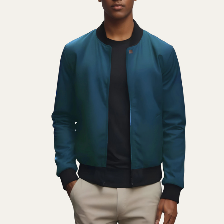 Mens Bomber Jacket Lightweight Smooth Shell