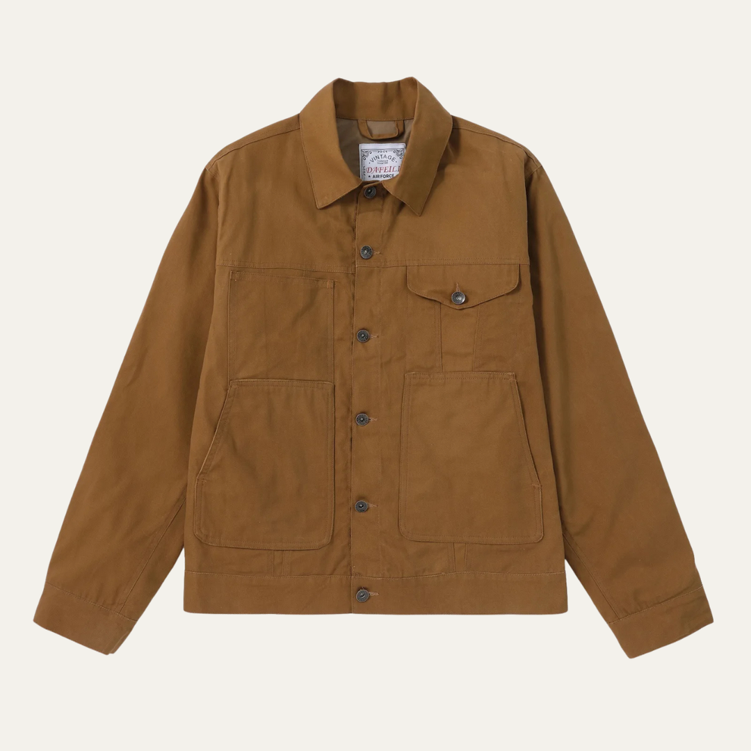 Mens Work Cruiser Jacket Waxed Canvas Vintage Style - BritishMode