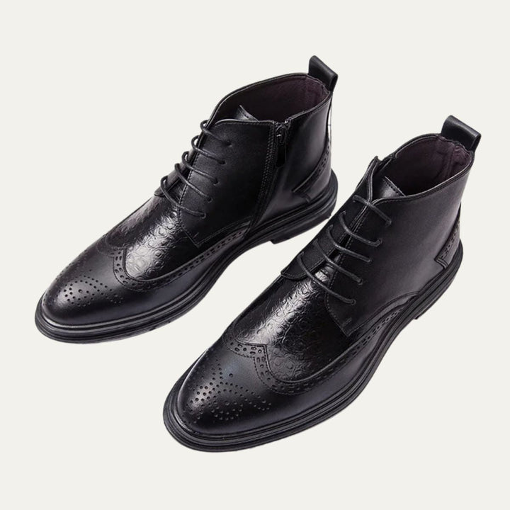 Mens Chelsea Boots Leather Business Winter Style