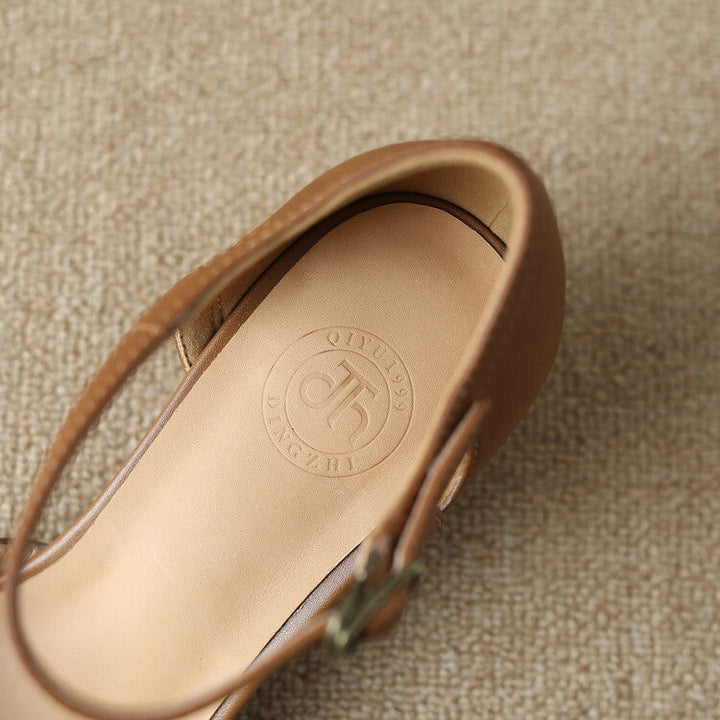 Womens Genuine Leather Sandals Comfortable Fit