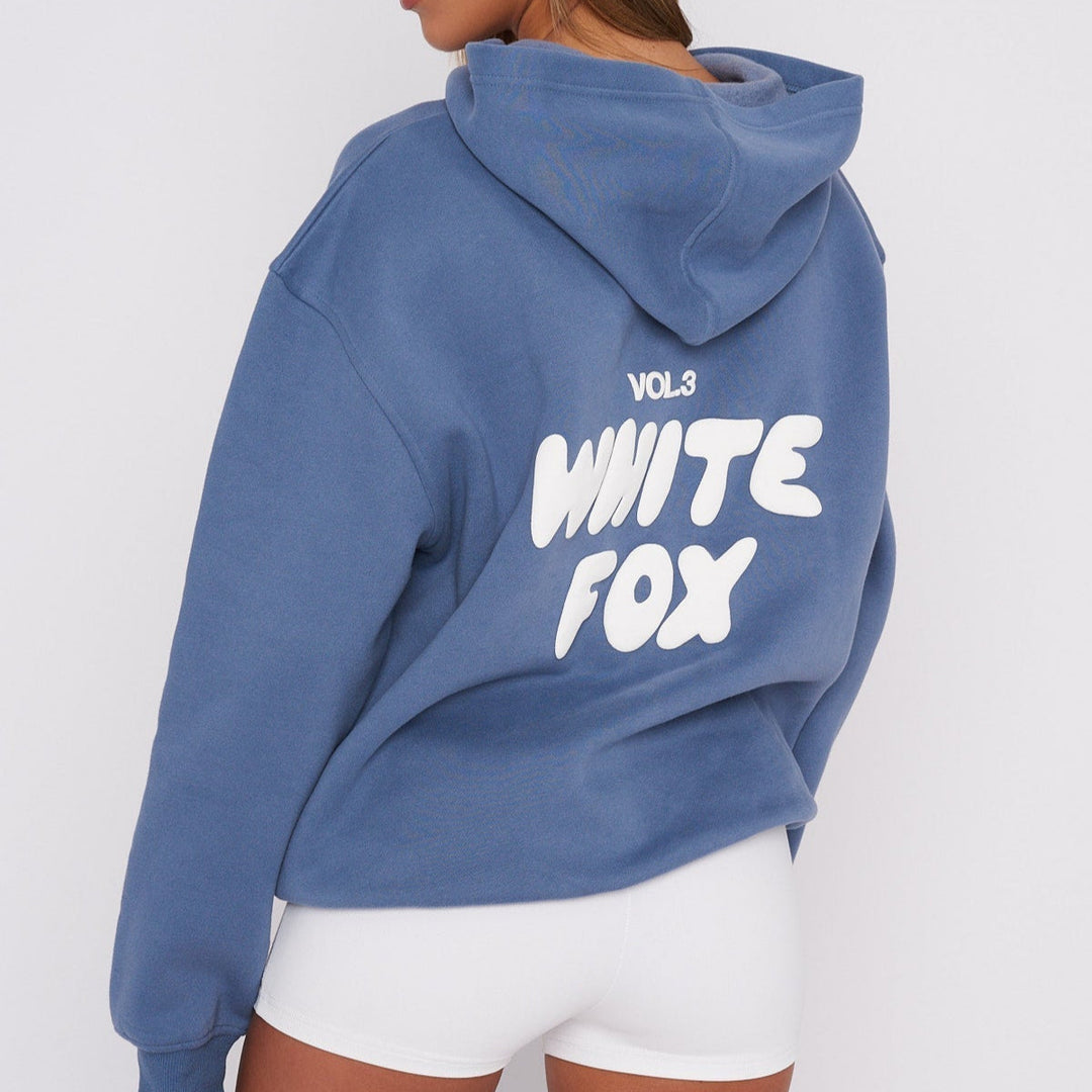 Unisex Oversized Fleece Hoodie Relaxed Fit - BritishMode