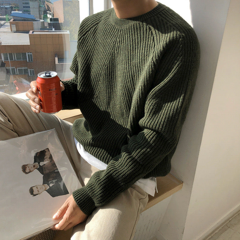 Womens Thick Knit Sweater Cozy Fit - BritishMode