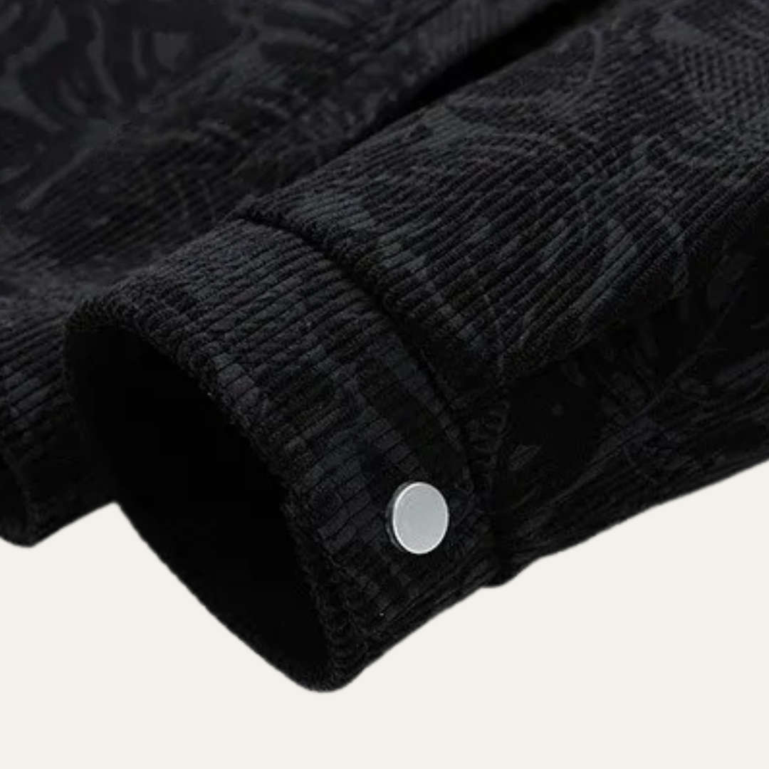 Mens Quilted Cotton Jacket Casual Slim Fit