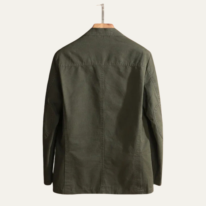 Mens Cotton Blazer Jacket Army Weight Classic Fit